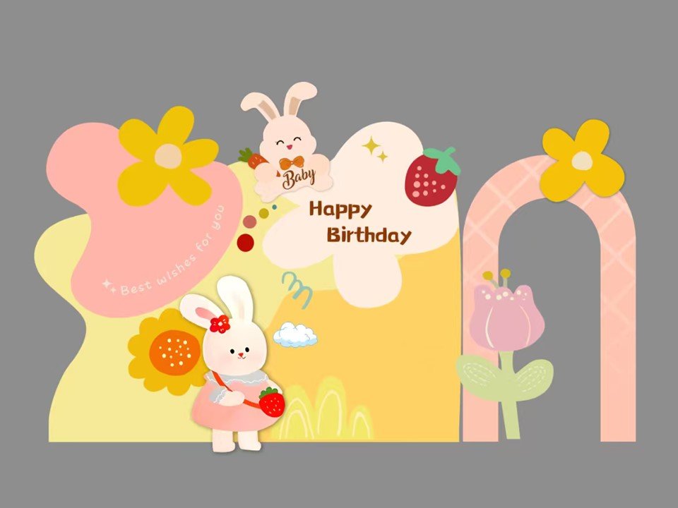 Cute Bunny Garden